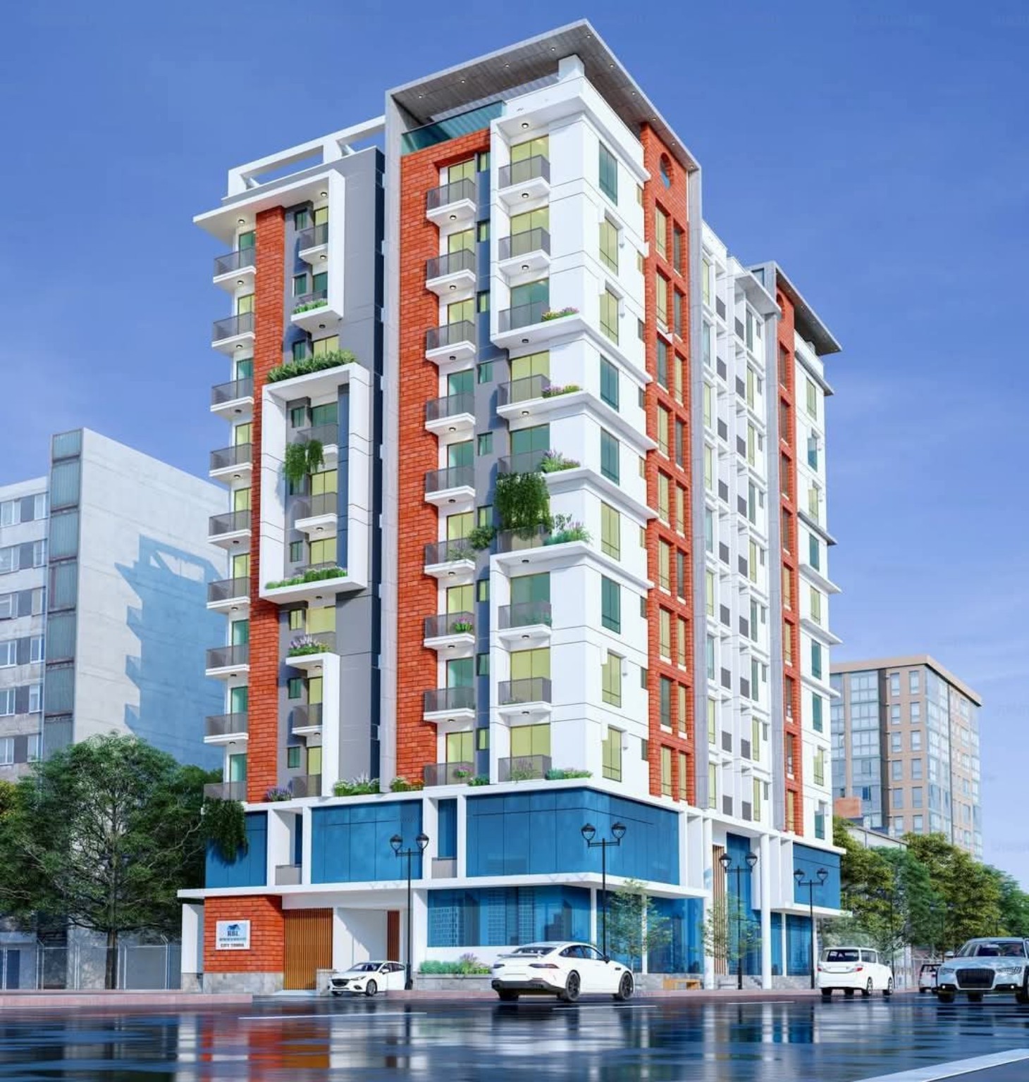 Urban Apartment Complex